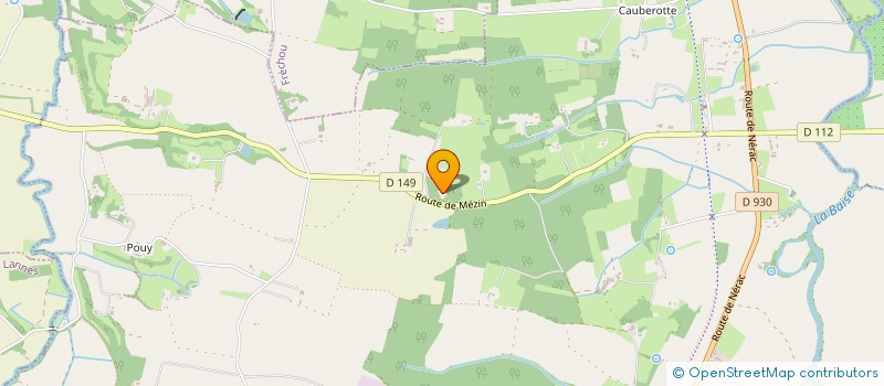 localisation de l'entreprise MONSIEUR FABRICE BONNIN  MONCRABEAU