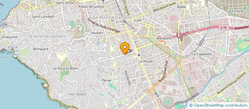 localisation de l'entreprise MONSIEUR FABRICE BORTONE à MARSEILLE