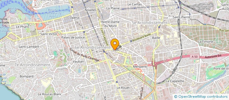 localisation de l'entreprise MONSIEUR FABRICE BOSDURE à MARSEILLE