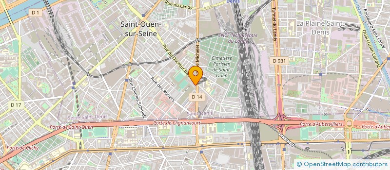 localisation de l'entreprise MONSIEUR FABRICE BOSSY-FLESSELLES à SAINT-OUEN-SUR-SEINE