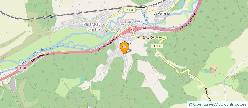 localisation de l'entreprise MONSIEUR FABRICE BOUCANSAUD  VELARS-SUR-OUCHE