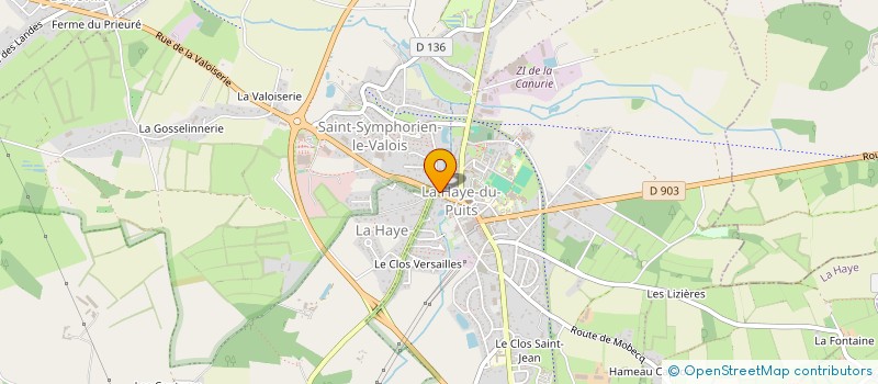 localisation de l'entreprise MONSIEUR FABRICE BOUCE  LA HAYE