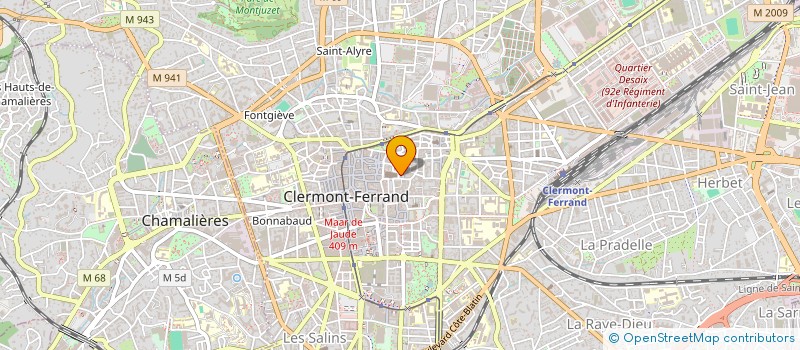 localisation de l'entreprise MONSIEUR FABRICE BOUCHE  CLERMONT-FERRAND