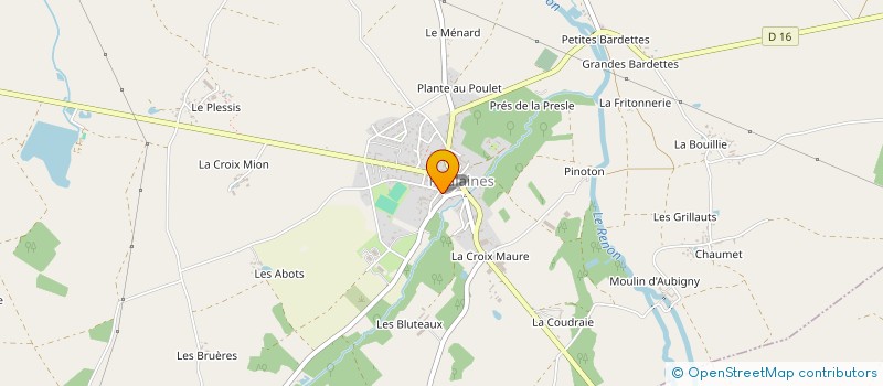 localisation de l'entreprise MONSIEUR FABRICE BOUCHET à POULAINES