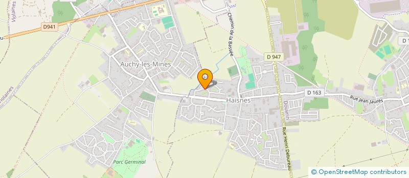 localisation de l'entreprise MONSIEUR FABRICE BOUDART  HAISNES