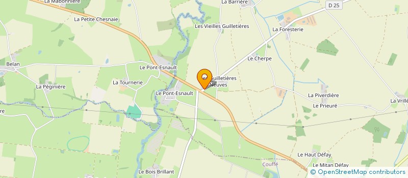 localisation de l'entreprise MONSIEUR FABRICE BOUDAUD  MESANGER