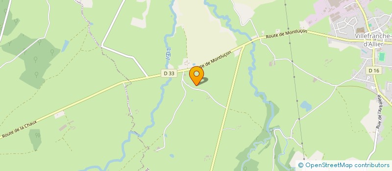 localisation de l'entreprise MONSIEUR FABRICE BOUDET  VILLEFRANCHE D'ALLIER