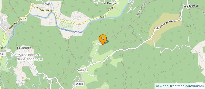 localisation de l'entreprise MONSIEUR FABRICE BOUDOU  VABRES