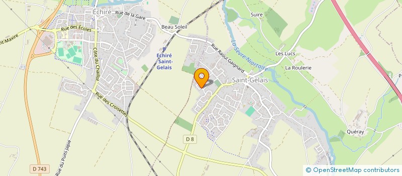 localisation de l'entreprise MONSIEUR FABRICE BOUILLE  SAINT-GELAIS