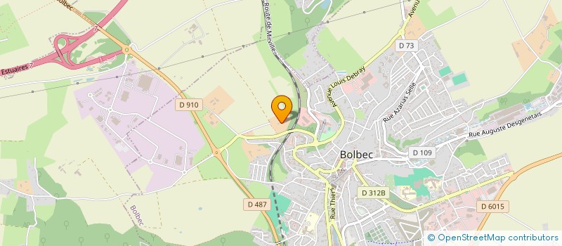 localisation de l'entreprise MONSIEUR FABRICE BOUISSONNIE à BOLBEC