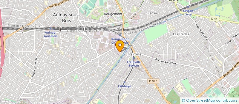 localisation de l'entreprise MONSIEUR FABRICE BOULANGER à SEVRAN