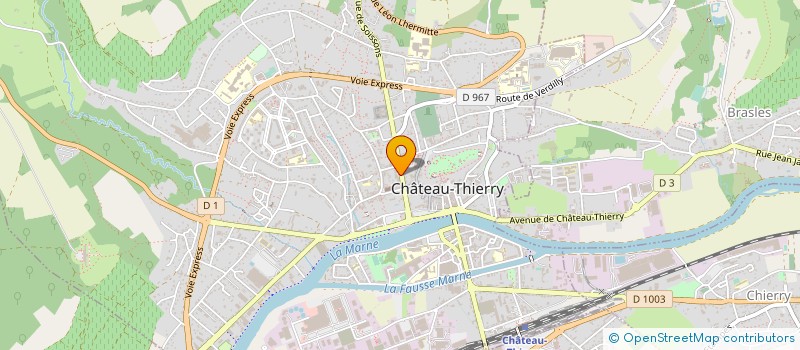 localisation de l'entreprise MONSIEUR FABRICE BOULEUX  CHATEAU-THIERRY