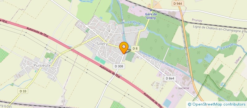 localisation de l'entreprise MONSIEUR FABRICE BOUQUIN  SILLERY