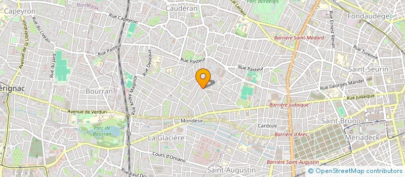localisation de l'entreprise MONSIEUR FABRICE BOURDOULEIX à BORDEAUX