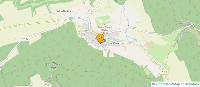 localisation de l'entreprise MONSIEUR FABRICE BOURGEOIS à GORZE