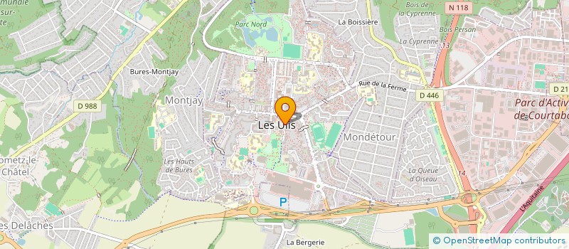 localisation de l'entreprise MONSIEUR FABRICE BOURGES à LES ULIS