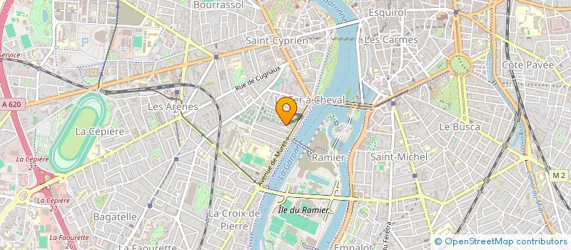 localisation de l'entreprise MONSIEUR FABRICE BOUSQUET à TOULOUSE