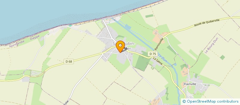 localisation de l'entreprise MONSIEUR FABRICE BOUTRON  SAINT-AUBIN-SUR-MER