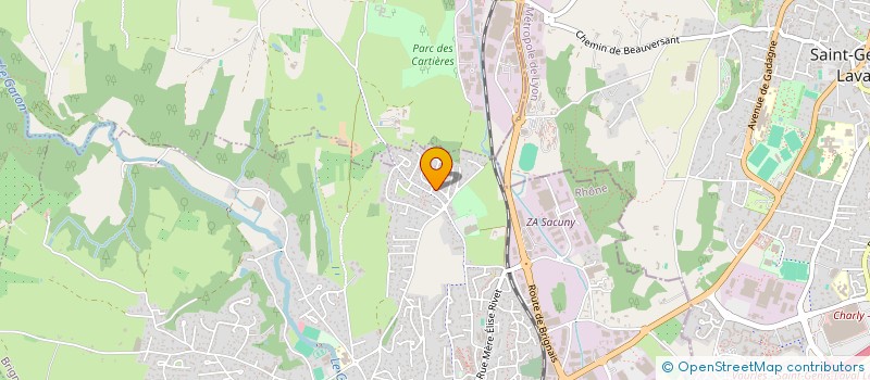 localisation de l'entreprise MONSIEUR FABRICE BOVE  BRIGNAIS