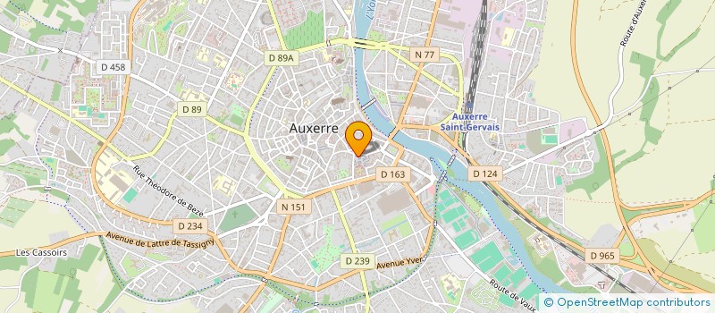 localisation de l'entreprise MONSIEUR FABRICE BOYER à AUXERRE