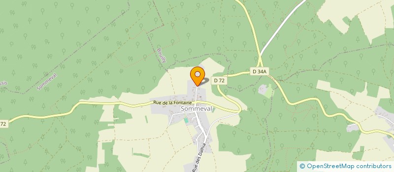 localisation de l'entreprise MONSIEUR FABRICE BRASSELET  SOMMEVAL