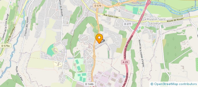 localisation de l'entreprise MONSIEUR FABRICE BREAVOINE  LA RIVIERE-SAINT-SAUVEUR