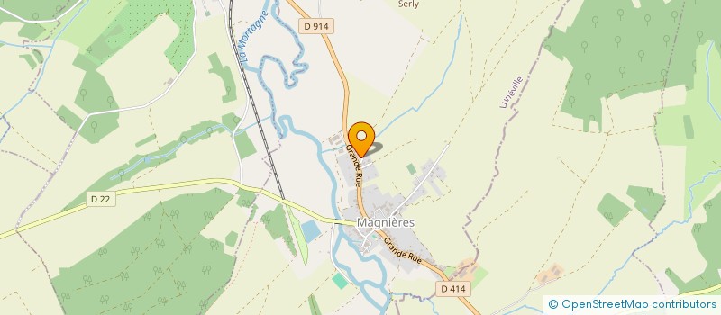 localisation de l'entreprise MONSIEUR FABRICE BRENDLIN  MAGNIERES