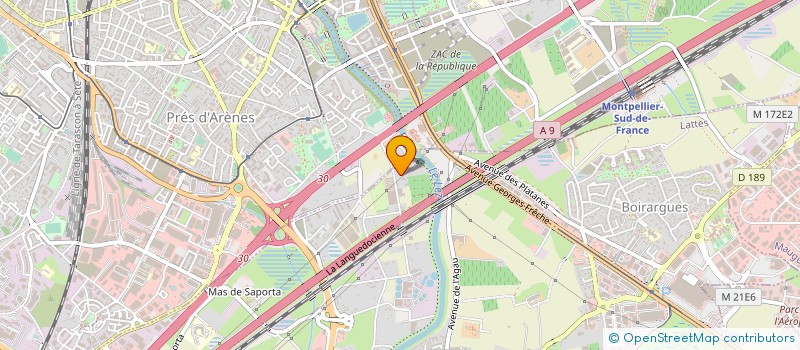 localisation de l'entreprise MONSIEUR FABRICE BRESSY à LATTES