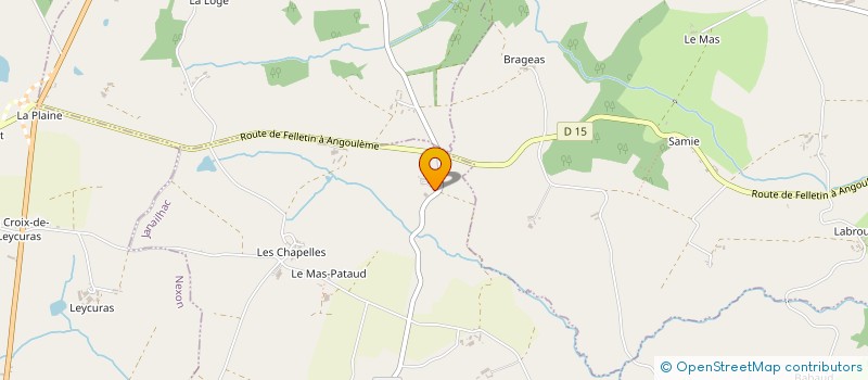 localisation de l'entreprise MONSIEUR FABRICE BREUIL à JANAILHAC