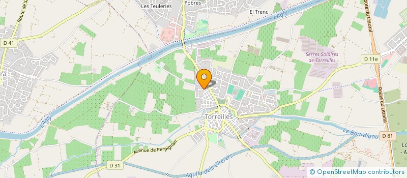 localisation de l'entreprise MONSIEUR FABRICE BRIOZZO  TORREILLES