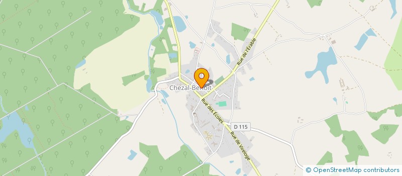 localisation de l'entreprise MONSIEUR FABRICE BRIQUET  CHEZAL-BENOIT