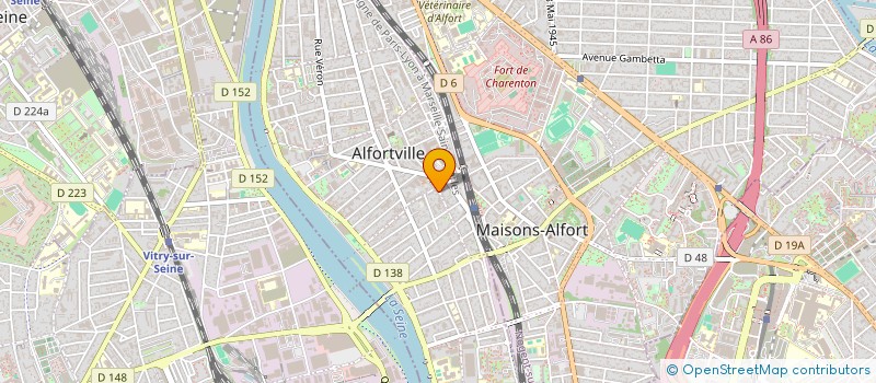 localisation de l'entreprise MONSIEUR FABRICE BROCHOT à ALFORTVILLE