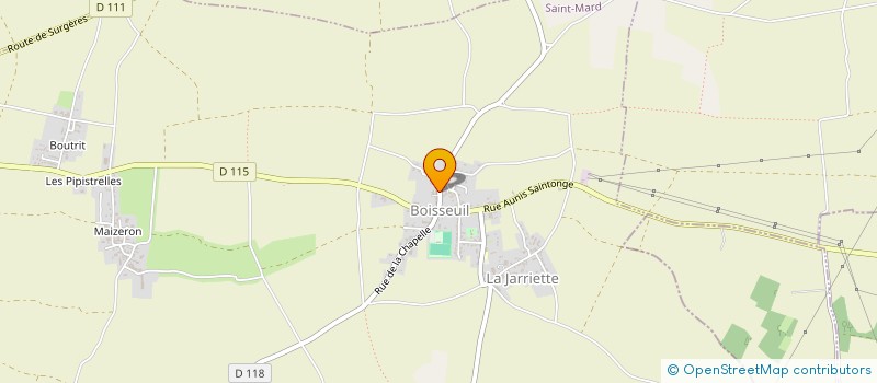 localisation de l'entreprise MONSIEUR FABRICE BROUILLET  SAINT-MARD