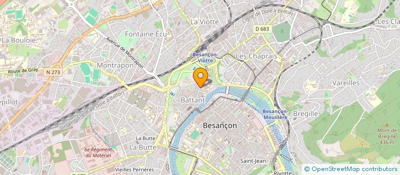 localisation de l'entreprise MONSIEUR FABRICE BRUNEL à BESANCON