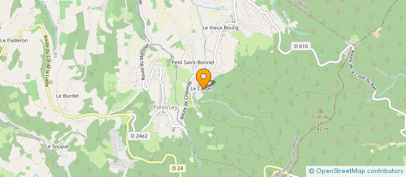 localisation de l'entreprise MONSIEUR FABRICE BUFFART  SAINT-PIERRE-LA-PALUD