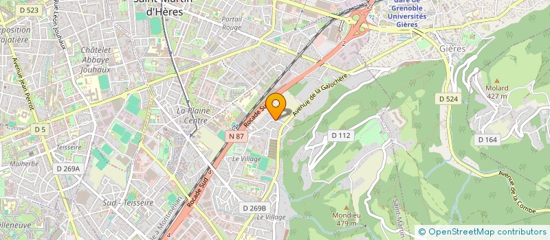 localisation de l'entreprise MONSIEUR FABRICE BUISSON  SAINT-MARTIN-D'HERES