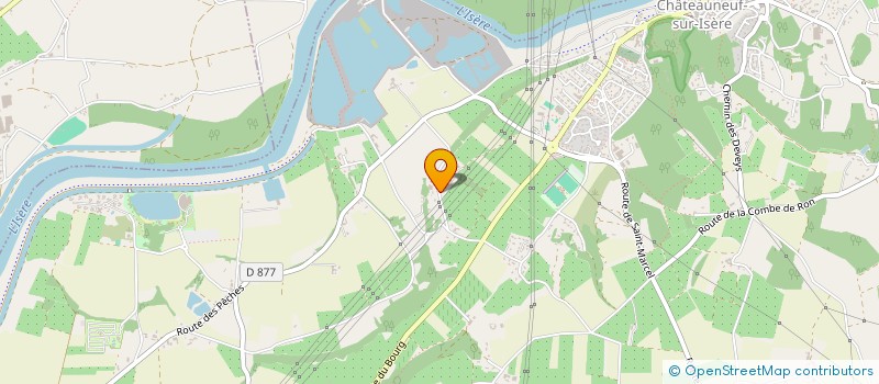 localisation de l'entreprise MONSIEUR FABRICE BULOIS  CHATEAUNEUF-SUR-ISERE