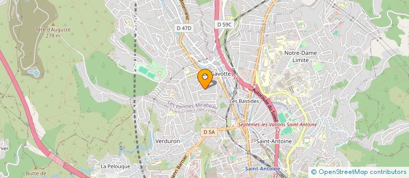 localisation de l'entreprise MONSIEUR FABRICE BUSCONI à LES PENNES-MIRABEAU