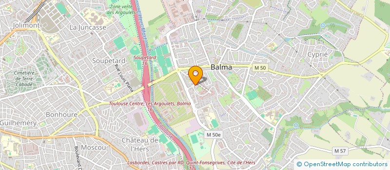 localisation de l'entreprise MONSIEUR FABRICE BUTERA  BALMA