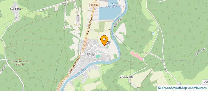 localisation de l'entreprise MONSIEUR FABRICE CABASSET  BOURGUIGNON