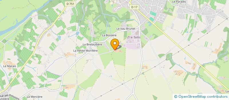 localisation de l'entreprise MONSIEUR FABRICE CADIOU à OREE-D'ANJOU