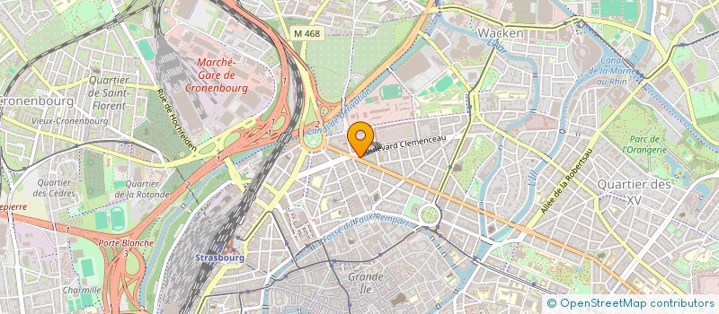 localisation de l'entreprise MONSIEUR FABRICE CAGNARD à STRASBOURG