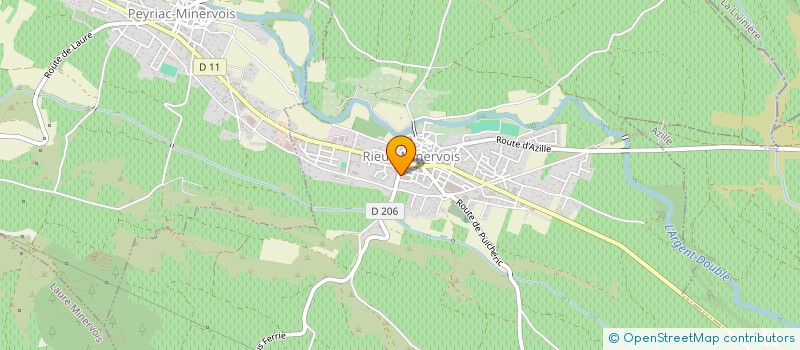 localisation de l'entreprise MONSIEUR FABRICE CAHOREAU à RIEUX-MINERVOIS