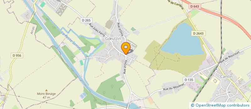 localisation de l'entreprise MONSIEUR FABRICE CALANDRE  GULZIN