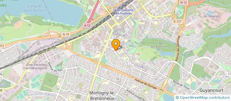 localisation de l'entreprise MONSIEUR FABRICE CALIXTE  MONTIGNY-LE-BRETONNEUX