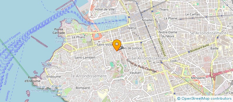 localisation de l'entreprise MONSIEUR FABRICE CALMETTES  MARSEILLE