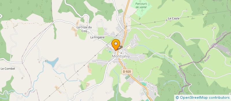 localisation de l'entreprise MONSIEUR FABRICE CAMBON à MONTSALVY