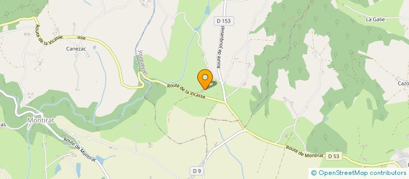 localisation de l'entreprise MONSIEUR FABRICE CAMBOULIVES  JOUQUEVIEL