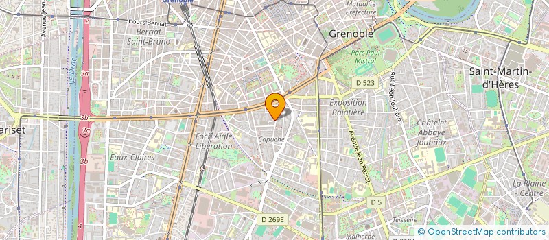 localisation de l'entreprise MONSIEUR FABRICE CAMILLERI  GRENOBLE