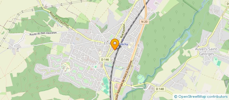 localisation de l'entreprise MONSIEUR FABRICE CAMMAS  ETRECHY